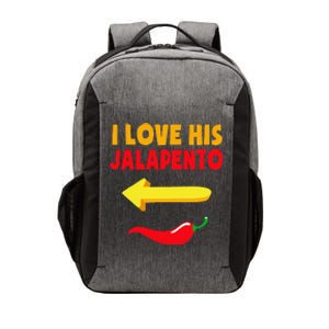 I Love His Jalapeno Matching Couple Cinco De Mayo Vector Backpack