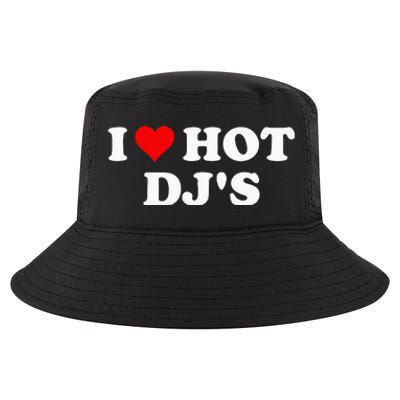 I Love Hot Djs Cool Comfort Performance Bucket Hat