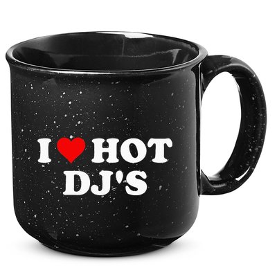 I Love Hot Djs 15oz Campfire Ceramic Mug