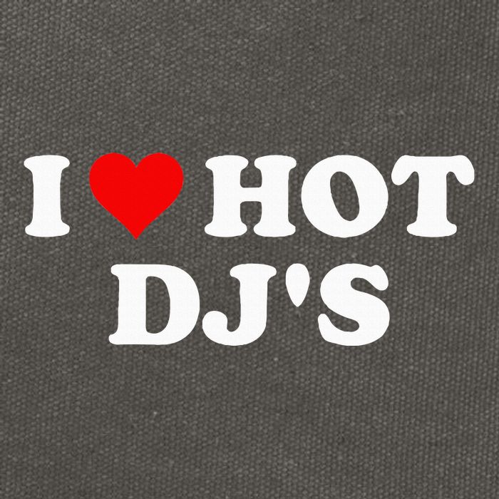 I Love Hot Djs Cotton Canvas Backpack