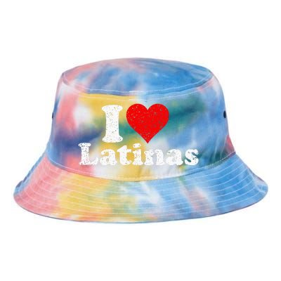 I Love Heart Latinas Girlfriend Wife Tie Dye Newport Bucket Hat