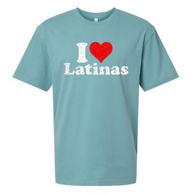 I Love Heart Latinas Girlfriend Wife Sueded Cloud Jersey T-Shirt