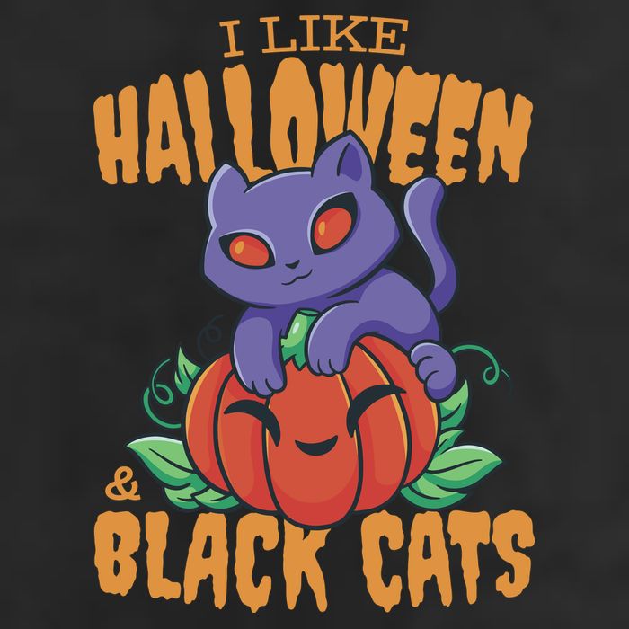 I Like Halloween And Black Cats Adult Drive Performance Visor