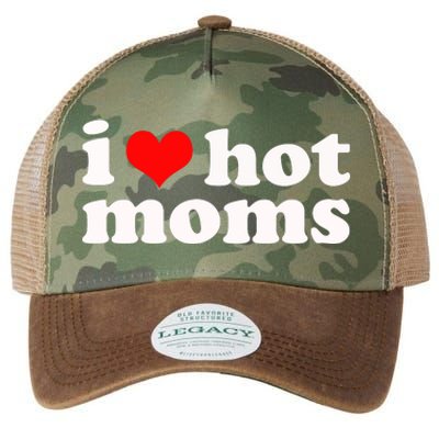 I Love Hot Moms Legacy Tie Dye Trucker Hat