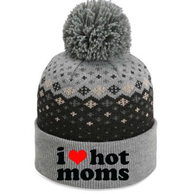 I Love Hot Moms The Baniff Cuffed Pom Beanie