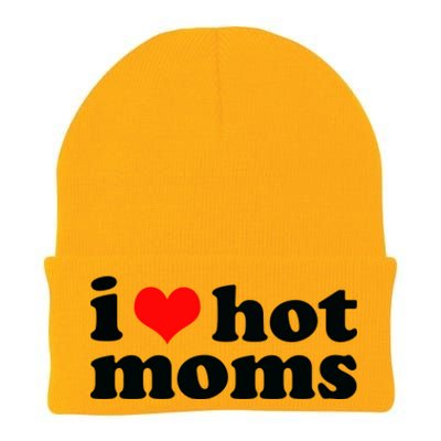 I Love Hot Moms Knit Cap Winter Beanie