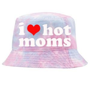 I Love Hot Moms Tie-Dyed Bucket Hat