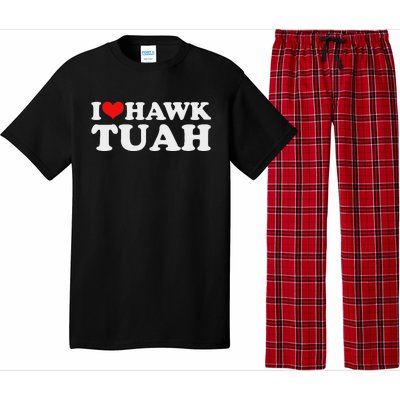 I Love Hawk Tuah Funny Parody Pajama Set