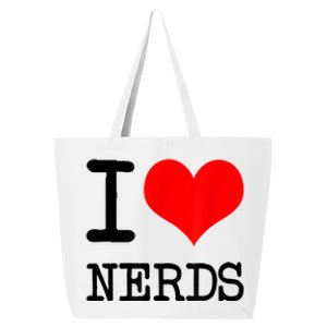 I Love (Heart) NERDS 25L Jumbo Tote