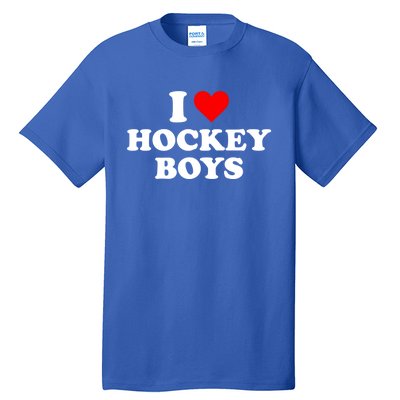 I Love Hockey Great Gift Tall T-Shirt