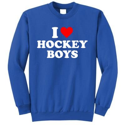 I Love Hockey Great Gift Tall Sweatshirt