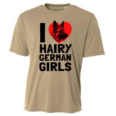 I Love Hairy GermanGirLs German Shepherd Edition Cooling Performance Crew T-Shirt