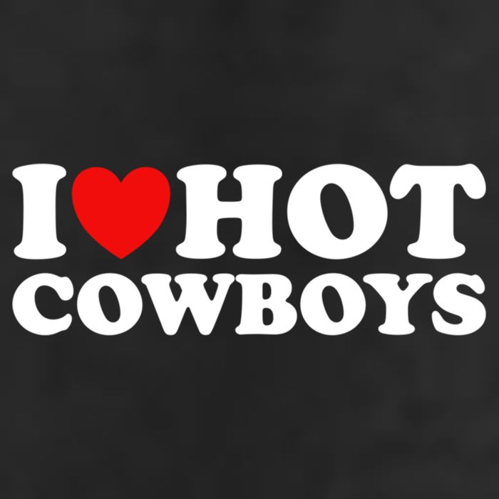 I Love Hot Cowboys I Heart Hot Cowboys Lover Gift Cowgirl Great Gift 7 Panel Mesh Trucker Snapback Hat