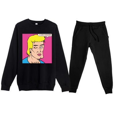 I Look Handsome Premium Crewneck Sweatsuit Set