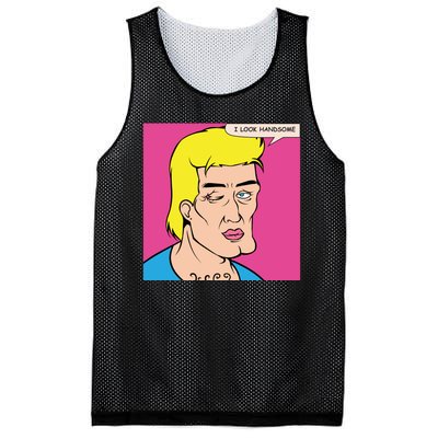 I Look Handsome Mesh Reversible Basketball Jersey Tank