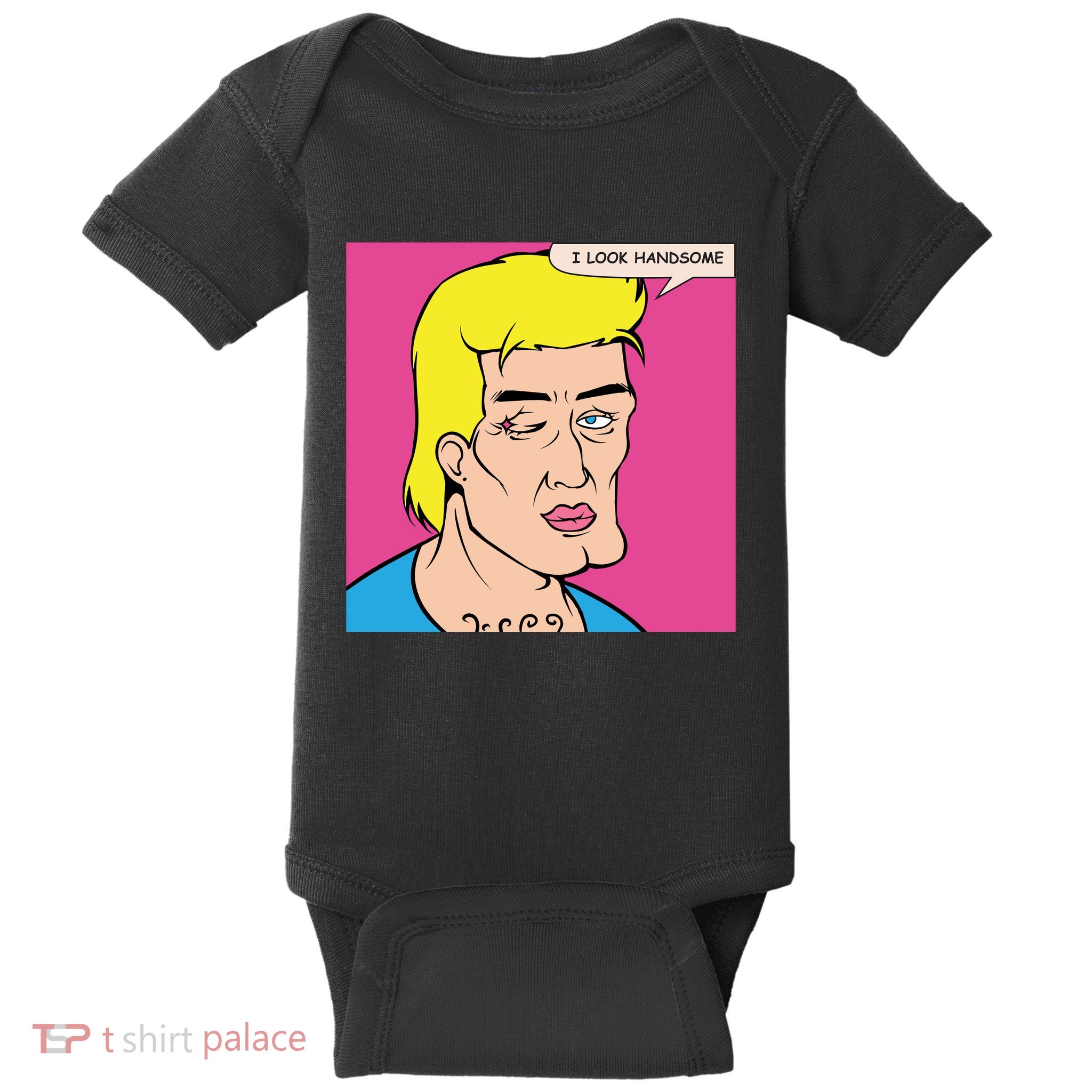 I Look Handsome Baby Bodysuit