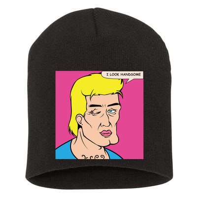 I Look Handsome Short Acrylic Beanie
