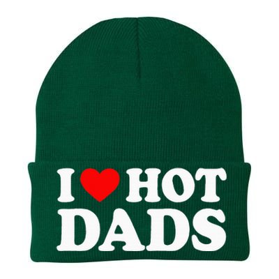 I Love Hot Dads Knit Cap Winter Beanie