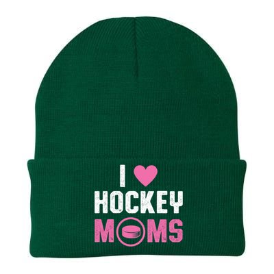 I Love Hockey Moms Humorous Hockey Lover Wife Husband Gift Knit Cap Winter Beanie