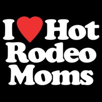 I Love Hot Rodeo Moms Funny Saying Cowboy Western Rodeo Toddler T-Shirt
