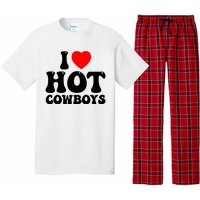 I Love Hot Cowboys, I Heart Hot Cowboys Lover Pajama Set