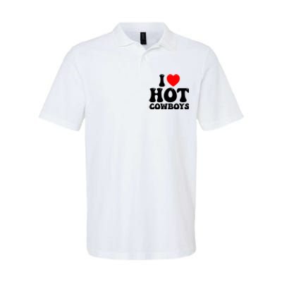 I Love Hot Cowboys, I Heart Hot Cowboys Lover Softstyle Adult Sport Polo