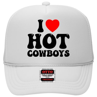 I Love Hot Cowboys, I Heart Hot Cowboys Lover Trucker Hat