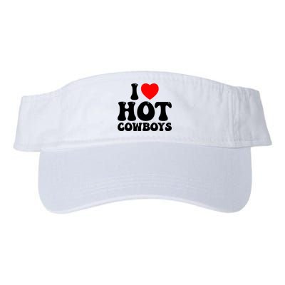 I Love Hot Cowboys, I Heart Hot Cowboys Lover Visor