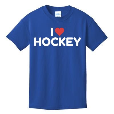 I Love Hockey Gift Kids T-Shirt