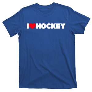 I Love Hockey Gift T-Shirt