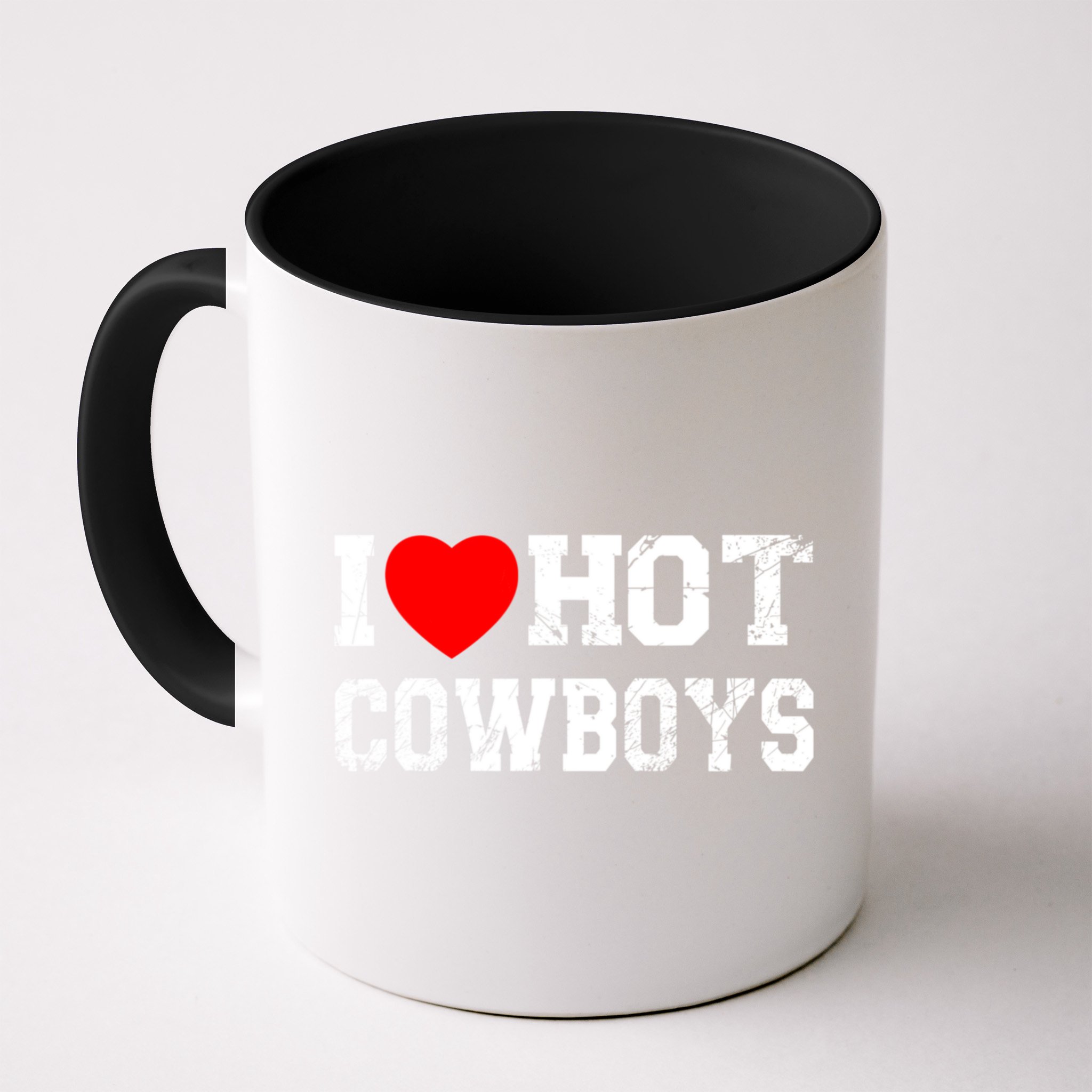 I Love Hot Cowboys, I Heart Hot Cowboys Lover Mug