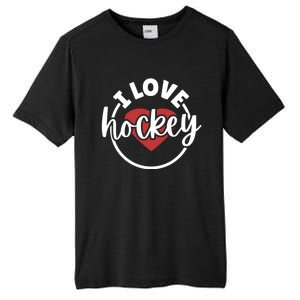 I Love Hockey Great Gift Tall Fusion ChromaSoft Performance T-Shirt