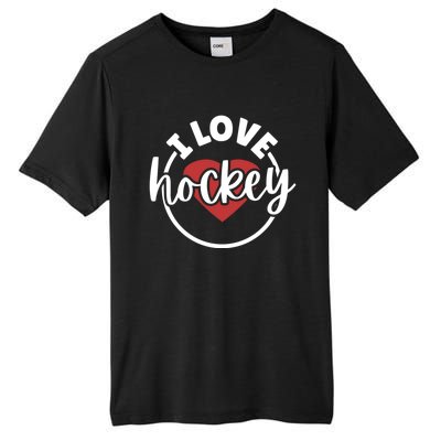 I Love Hockey Great Gift Tall Fusion ChromaSoft Performance T-Shirt