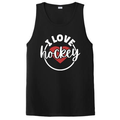 I Love Hockey Great Gift PosiCharge Competitor Tank