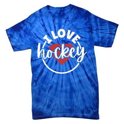 I Love Hockey Great Gift Tie-Dye T-Shirt