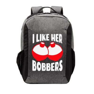 I Like Her Bobbers Funny Fishing Couples Gifts Vector Backpack