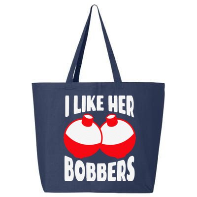 I Like Her Bobbers Funny Fishing Couples Gifts 25L Jumbo Tote