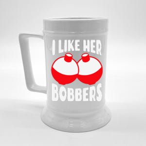 I Like Her Bobbers Funny Fishing Couples Gifts Beer Stein