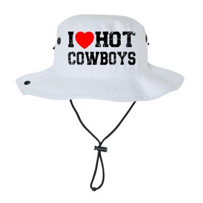 I Love Hot Cowboys, I Heart Hot Cowboys Lover Bucket Hat