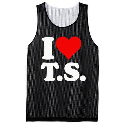 I LOVE HEART TS T S Mesh Reversible Basketball Jersey Tank