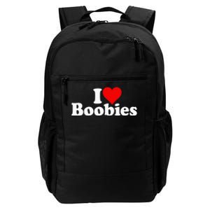 I LOVE HEART BOOBIES Daily Commute Backpack