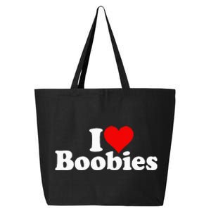 I LOVE HEART BOOBIES 25L Jumbo Tote