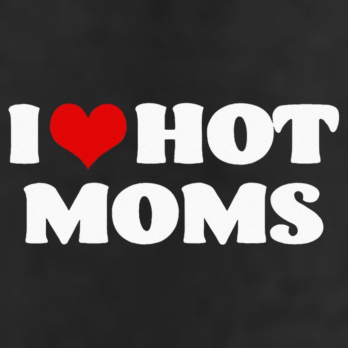 I Love Hot Moms Red Heart Hot Mother Beanie