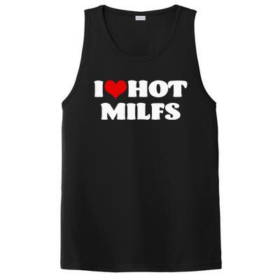 I Love Hot MILFS MILF I Heart MILFS Hot Moms PosiCharge Competitor Tank