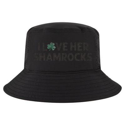 I Love Her Shamrocks Funny Saint Paddys St. Patrick's Day Cool Comfort Performance Bucket Hat