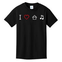 I Love House Music Kids T-Shirt