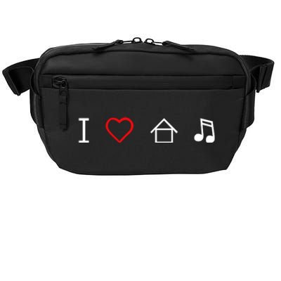 I Love House Music Crossbody Pack