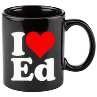 I LOVE HEART ED EDWARD EDGAR EDDIE EDITH EDMUND 11oz C Handle Ceramic Mug
