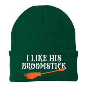 I Like His Broomstick Halloween Funny Couple Costume Knit Cap Winter Beanie