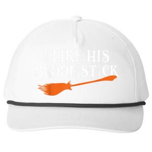 I Like His Broomstick Halloween Funny Couple Costume Snapback Five-Panel Rope Hat